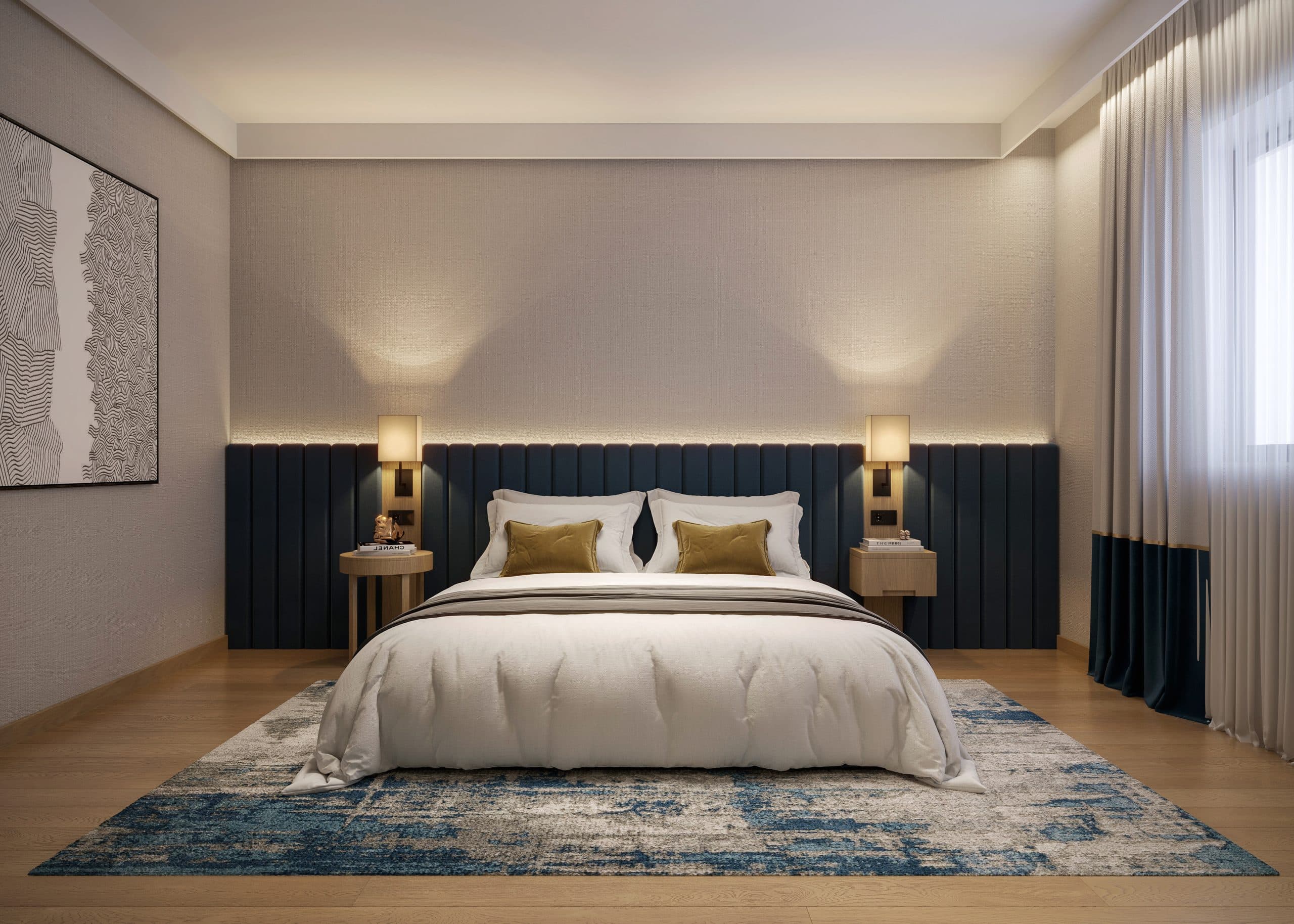 Chambre hôtel domotique