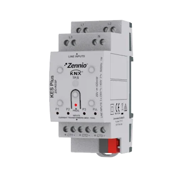 Module de mesure d’énergie Zennio KES Plus pour rail DIN