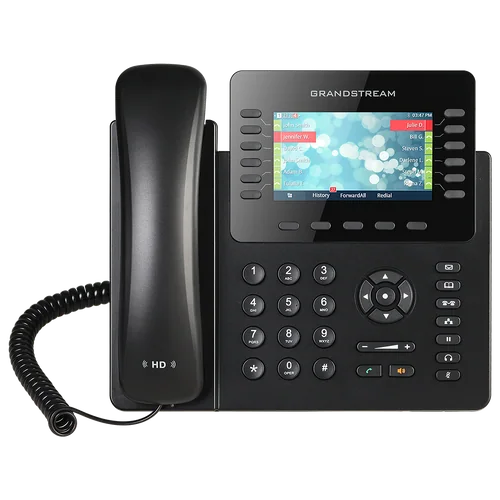 Téléphone IP Grandstream GXP2170 avec combiné et écran couleur.